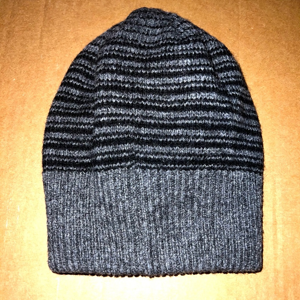 NWT-Dior Homme Gray Wool Beanie Hat.Hedi  Slimane Era  “These Gray Days” F/W ‘06